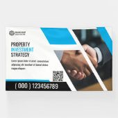 Promo Banner Blauwe Sjabloon (Horizontaal)