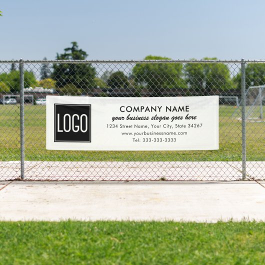 Promo de logo d'affaires de la bannière | de la (En situation)