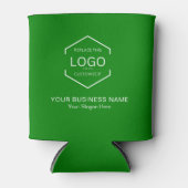 Promo Marketing Business Logo QR Code Green Blikjeskoeler (Voorkant)