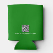 Promo Marketing Business Logo QR Code Green Blikjeskoeler (Achterkant)