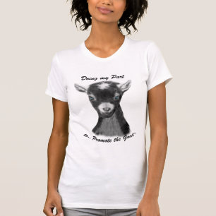 Promoot de Geit - Pygora Geit Portret T-shirt
