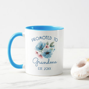 Promoot op de grootmoeder Waterverf Floral Mok