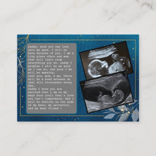 Promoot papa van bult naar papa: hilarische vaders aanbevelingskaartje (Voorkant)