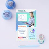 Promoot uw digital marketing bureau business flyer (Enkel)