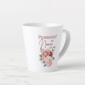 Promoté à Nona Mug - Cadeau Floral Grand-Mère (Angle droit)