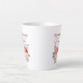 Promoté à Nona Mug - Cadeau Floral Grand-Mère (Devant)