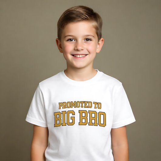 Promoted to Big Bro Varsity Style T-shirt