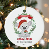 Promoted to Big Brother Custom Koala Siblings  Keramisch Ornament