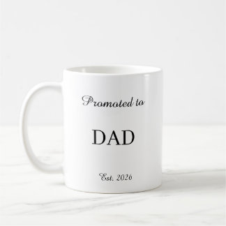 Promoted To Dad Mug – New Dad Gift Coffee Cup Koffiemok