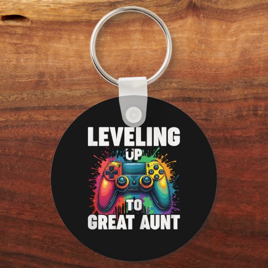 Promoted To Grandma Gender Reveal Leveling Up To G Sleutelhanger (Voorkant)