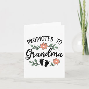 Promoted to Grandma - Grappig eerste kleinkind Ann Kaart