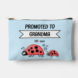 Promoted to Grandma ladybugs est year blue Etui