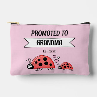 Promoted to Grandma ladybugs est year pink Etui