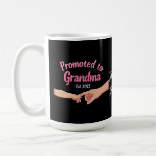 Promoted to Grandma Opgericht 2025 Aankondiging Koffiemok