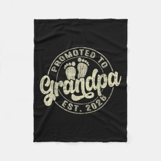 Promoted to Grandpa 2026 verwacht dat Baby binnenk Fleece Deken
