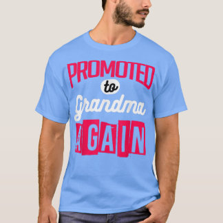 Promoted To Grandpa Again Baby Designs For Pregnan T-shirt