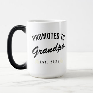 Promoted to Grandpa Est. 2026 Magische Mok