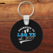 Promoted To Lao Ye Est 2025 Proud New Grandpa Vint Sleutelhanger (Voorkant)