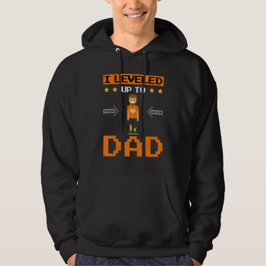Promoted to Papa Gaming Daddy 1 Hoodie (Voorkant)