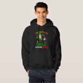 Promoted To Uncle Again 2023 Two Funny Gnomes Preg Hoodie (Voorkant volledig)