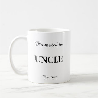 Promoted To Uncle Mug – New Dad Gift Coffee Cup Koffiemok
