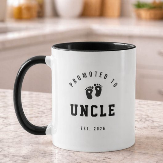 Promoted to Uncle Mug New Uncle Gift
