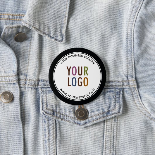 Promotie Aangepaste Pinback Button Pin Company Log (In situ)