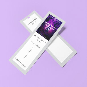 Promotie Auteur Boek Launch Bladwijzer Mini Visitekaartje