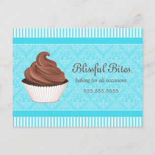 Promotie-Briefkaart voor cupcake-bakkerij Uitnodiging Briefkaart