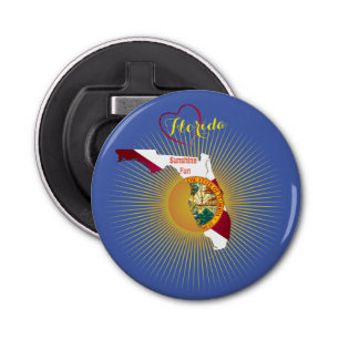 Promotie Florida Fun Button Flesopener