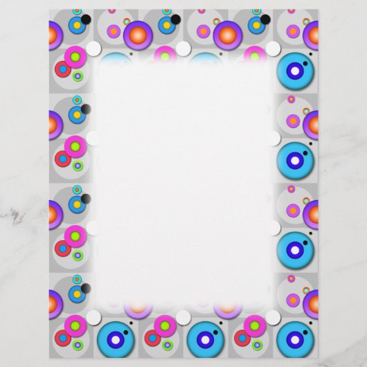 Promotie FOLDER - Pop Art CIRKELS ONTWERP Flyer (Voorkant)