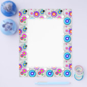 Promotie FOLDER - Pop Art CIRKELS ONTWERP Flyer (Enkel)