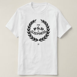 Promotie in Slapigheid Funny Academische Humor T-shirt