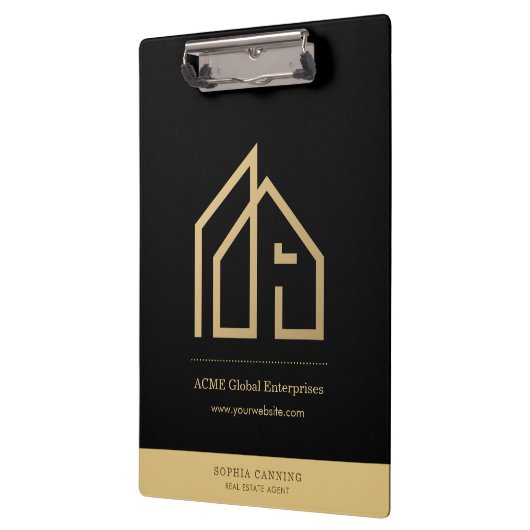 Promotie Item Modern Onroerend goed Aangepaste Log Klembord (Links)