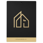 Promotie Item Modern Onroerend goed Aangepaste Log Klembord (Achterkant)