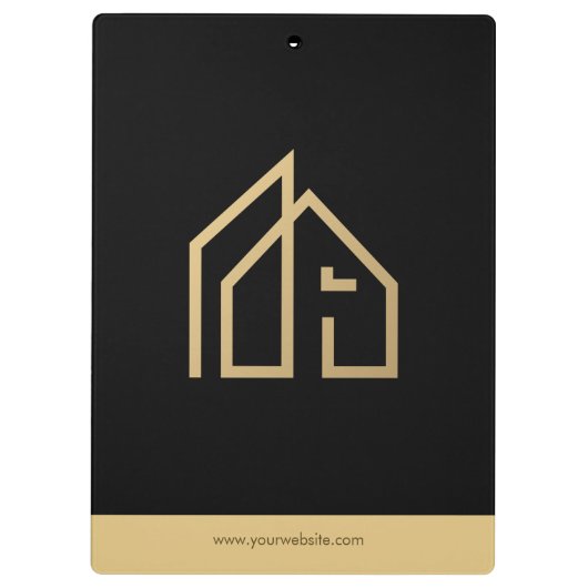 Promotie Item Modern Onroerend goed Aangepaste Log Klembord (Achterkant)