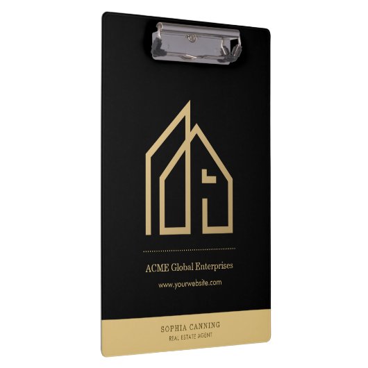 Promotie Item Modern Onroerend goed Aangepaste Log Klembord (Rechts)