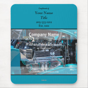 Promotie Mousepad Auto Engine - HAMbyWG Muismat