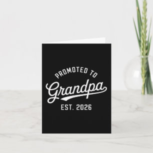 Promotie naar opa 2026 kaart