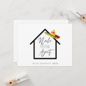 Promotie Nacho Gemiddelde Agent Real Estate Kaart (Voorkant / Achterkant in situ)