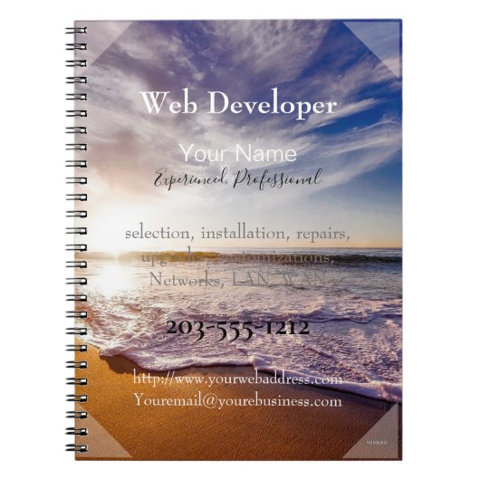 Promotie-Notitieboek dat u aanpast - HAMbyWG Notitieboek (Voorkant)