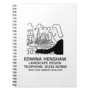 Promotie-Notitieboek voor tuin- en landschapsontwe Notitieboek