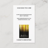 Promotie ondertekend door auteur Bladwijzer Informatiekaartje (Achterkant)