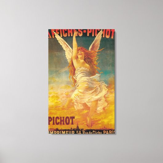 Promotie-Poster voor Affiches-Pichot Canvas Afdruk (Voorkant)