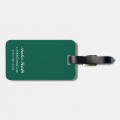 Promotie-Poster voor aquarium en stedelijk park Bagagelabel (Achterkant horizontaal)