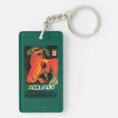 Promotie-Poster voor aquarium en stedelijk park Sleutelhanger (achterkant)