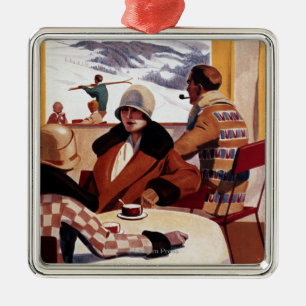 Promotie-Poster voor Downhill Club Metalen Ornament