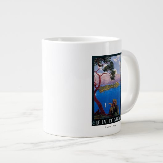 Promotie-Poster voor het Gardawmeer Grote Koffiekop (Voorkant rechts)