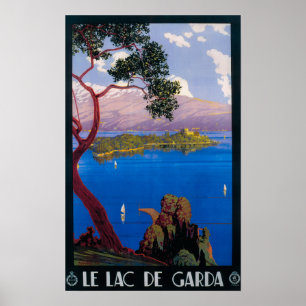 Promotie-Poster voor het Gardawmeer Poster