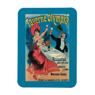 Promotie-Poster voor Taverne Olympia Magneet